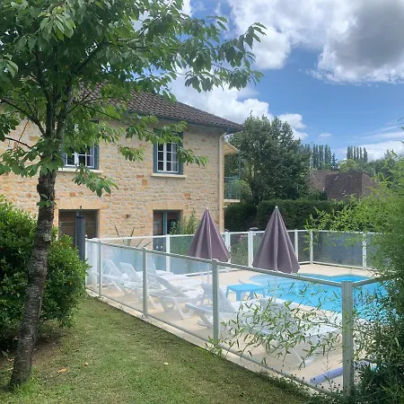 Superbe Piscine Le Celadore De Climatise, 7 Min A Pied Du Centre Sarlat